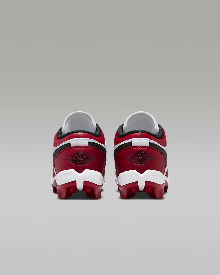 Jordan 1 Low Little Big Kids Cleats. Nike